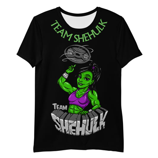 TEAM SHEHULK Powerlifting Athletic T-shirt