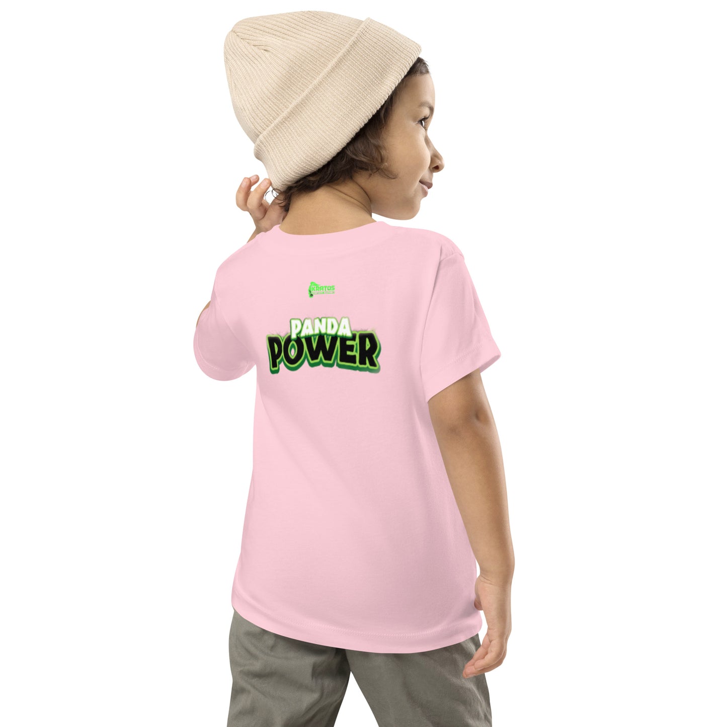 PANDA POWER Toddler Short Sleeve Tee