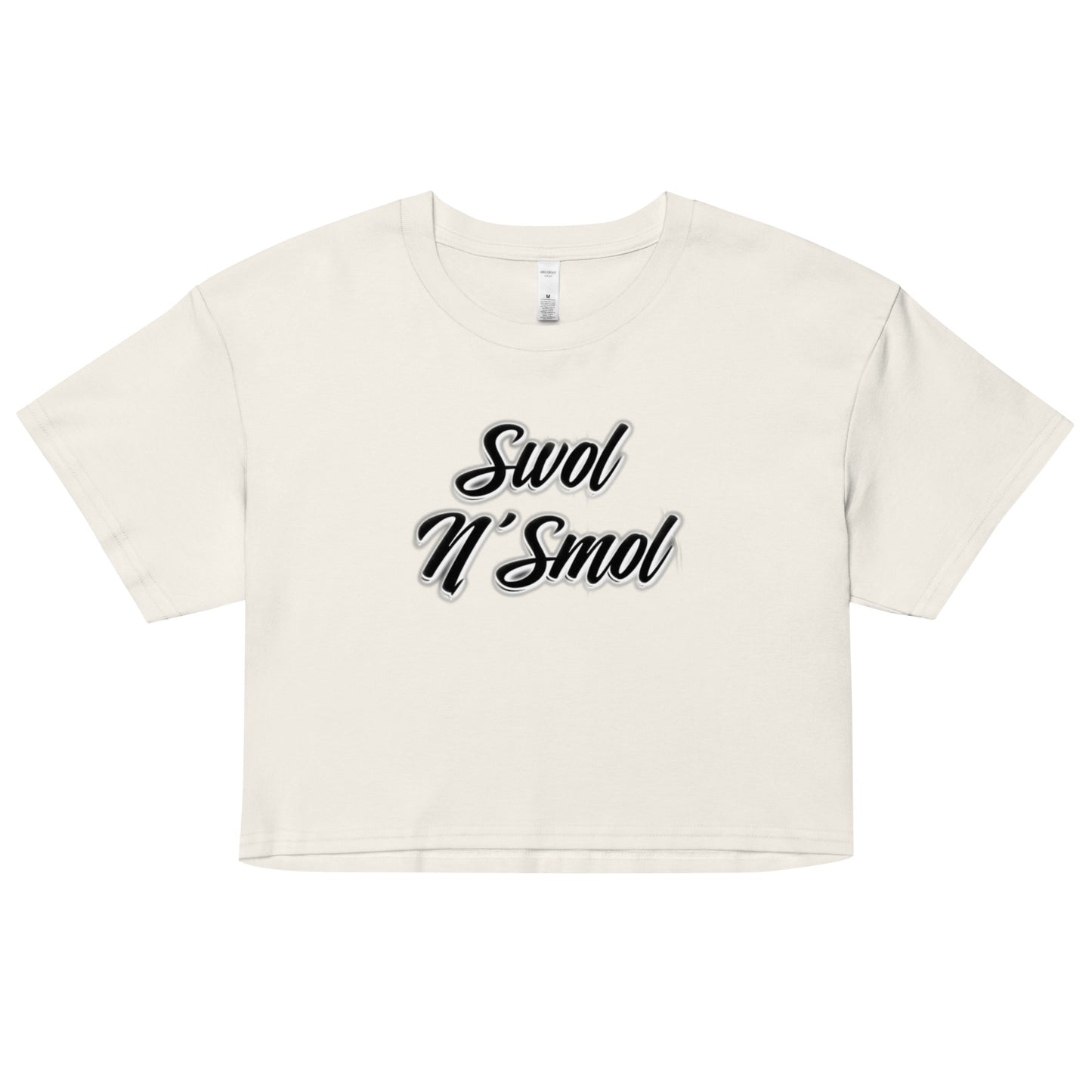 Swolnsmol Women’s crop top