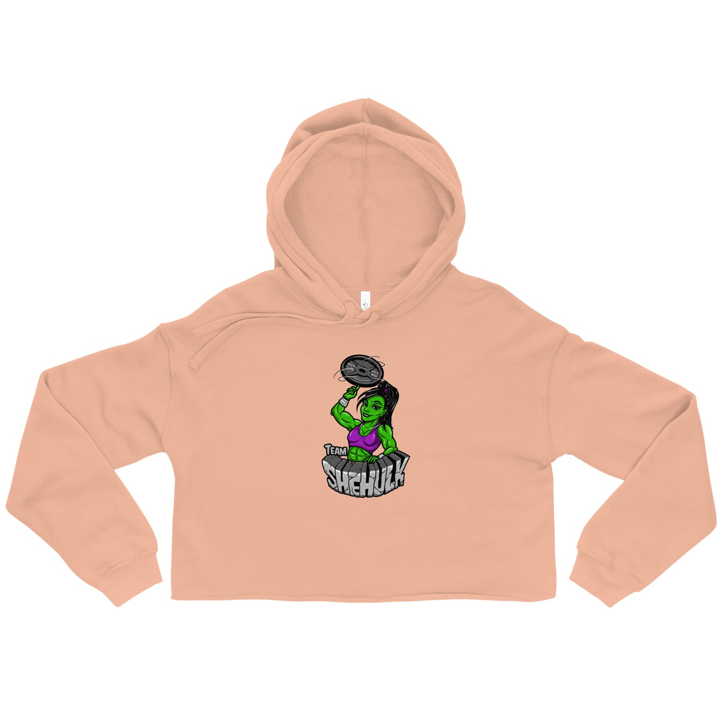 TEAM SHEHULK Crop Hoodie