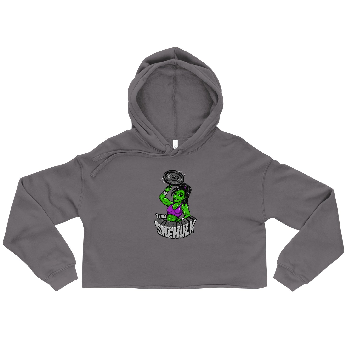 TEAM SHEHULK Crop Hoodie