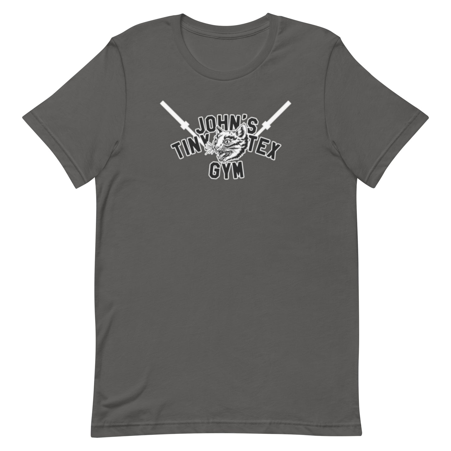 JOHN'S TINY TEX GYM DARK Unisex t-shirt