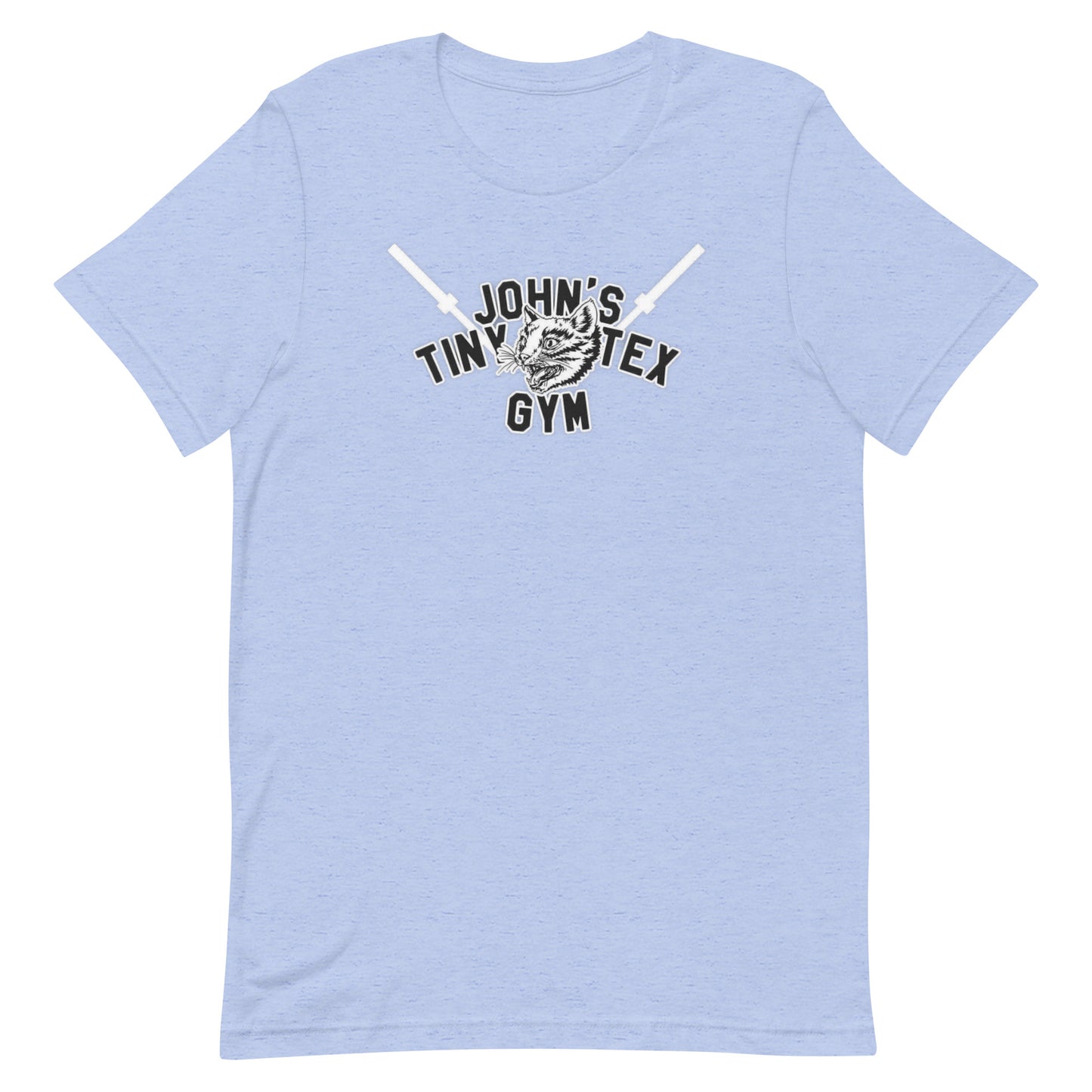 JOHN'S TINY TEX GYM Unisex t-shirt