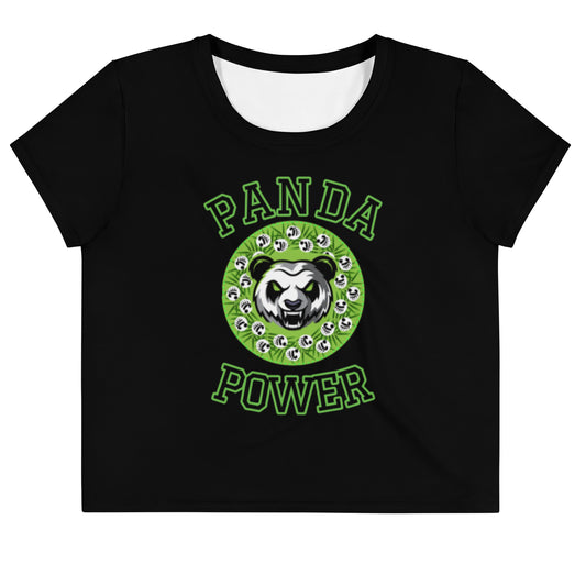 PandaPwr Crop Tee