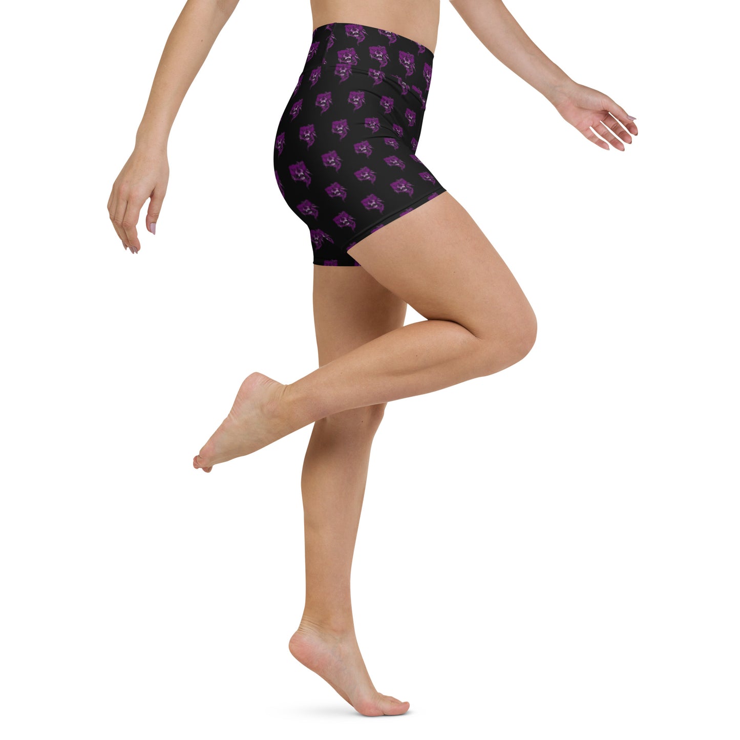 STORM IT UP PURPLE Yoga Shorts