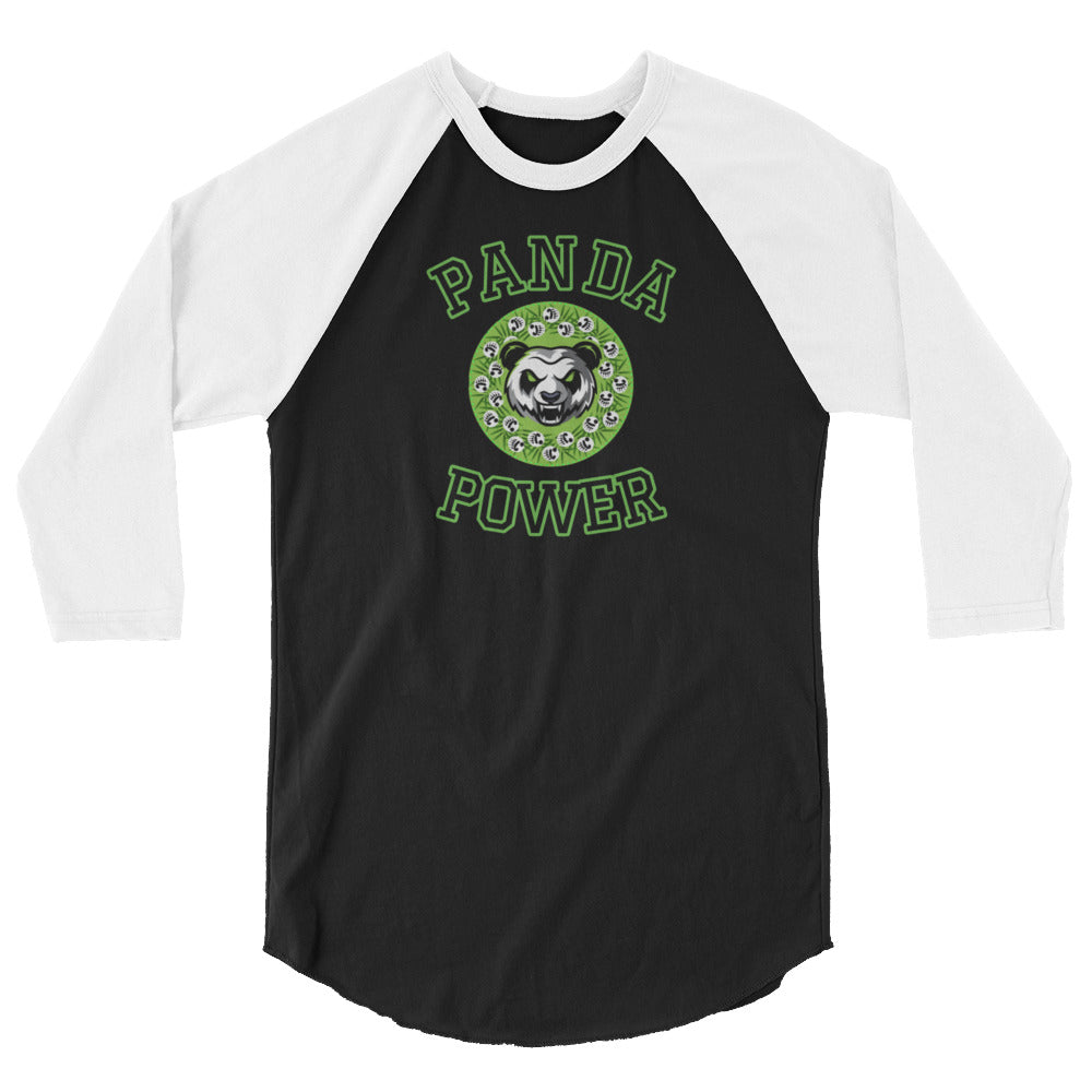 PandaPwr 3/4 sleeve raglan shirt