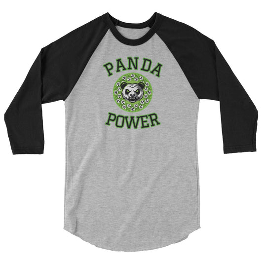 PandaPwr 3/4 sleeve raglan shirt