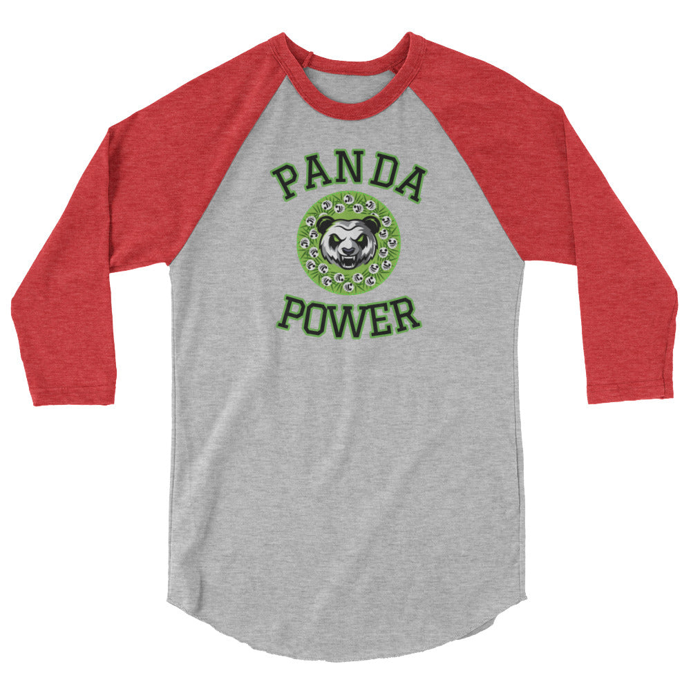 PandaPwr 3/4 sleeve raglan shirt