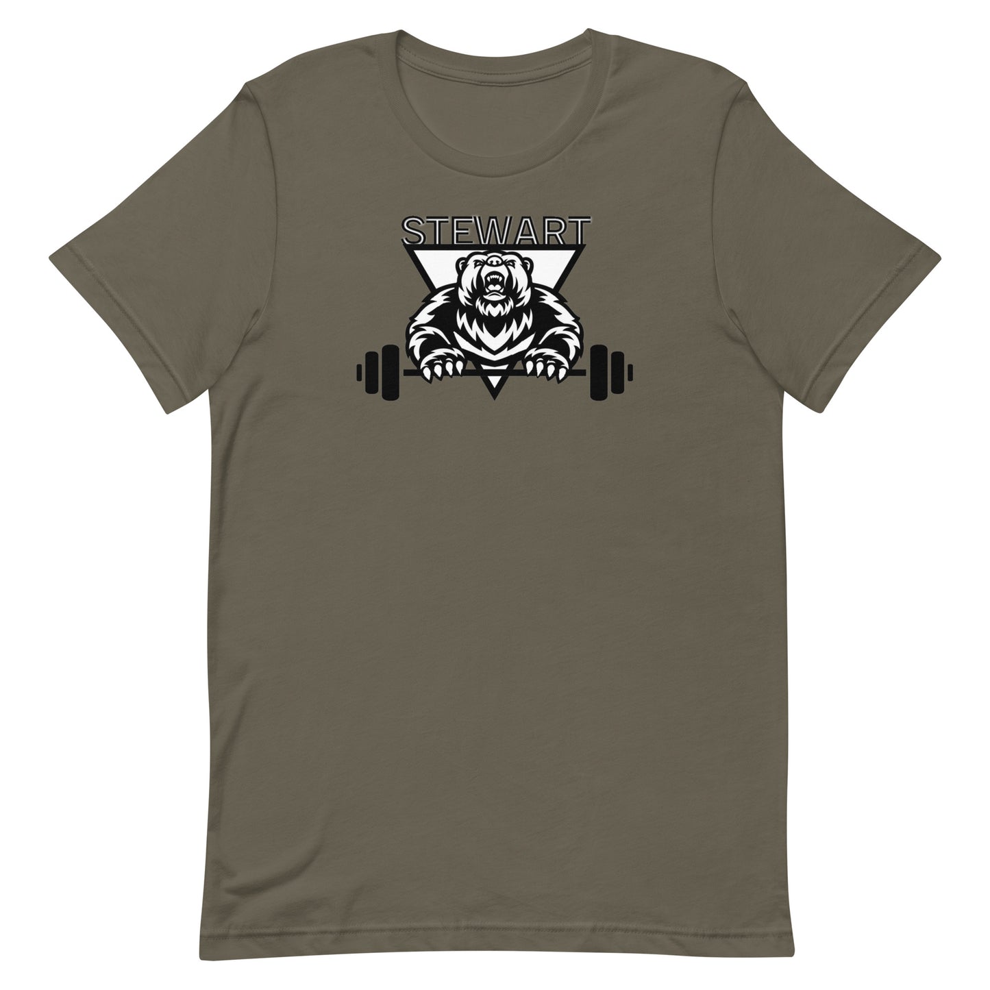 STEWART STRONG BEARS BEARDS BARBELLS Unisex t-shirt