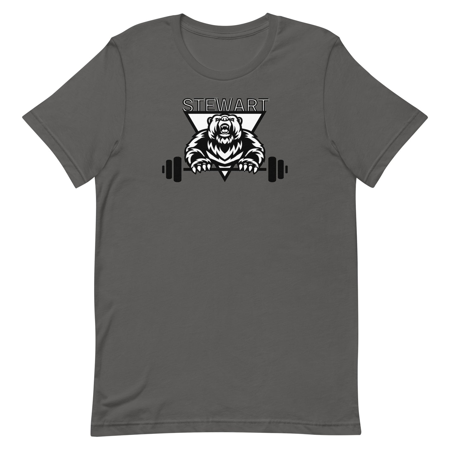 STEWART STRONG BEARS BEARDS BARBELLS Unisex t-shirt