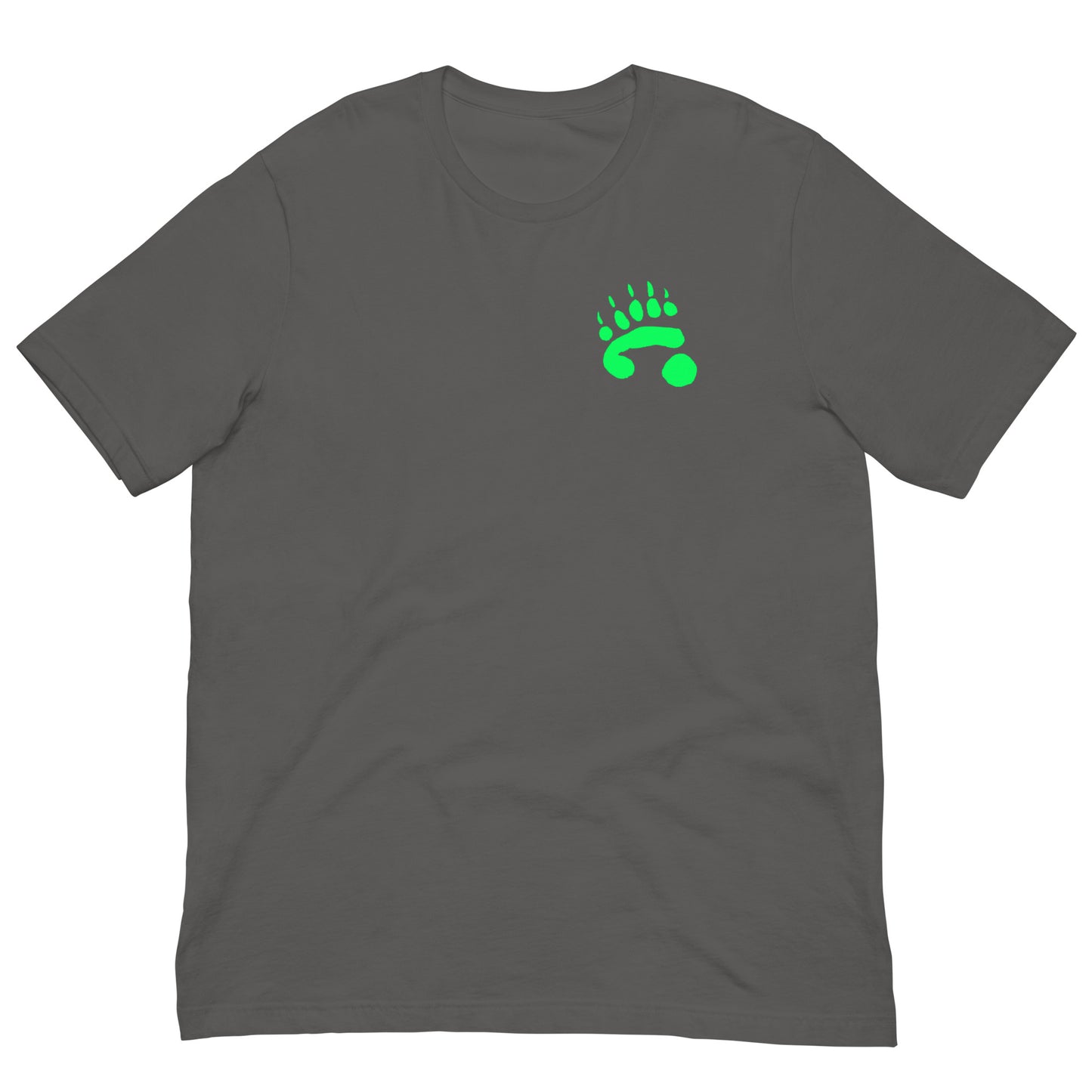 PandaPwr Green Paw Unisex t-shirt