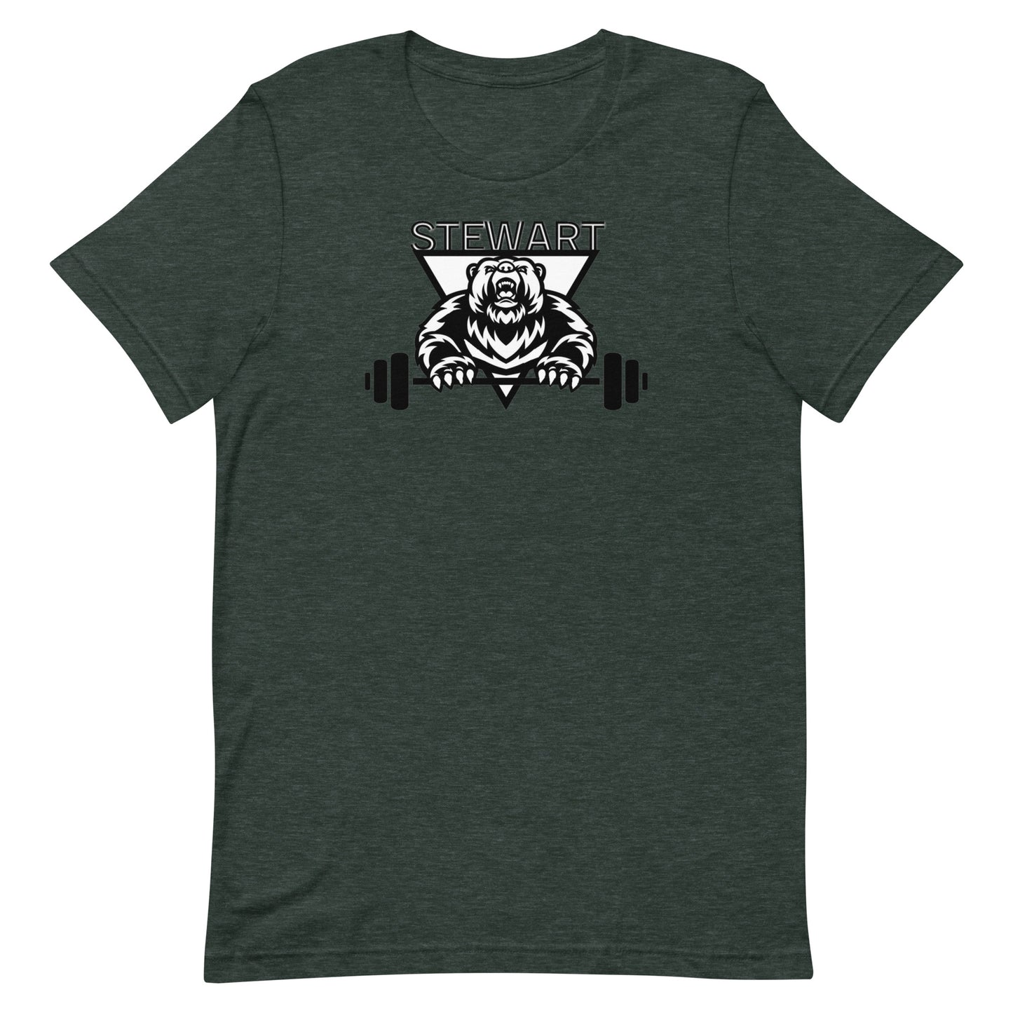 STEWART STRONG BEARS BEARDS BARBELLS Unisex t-shirt